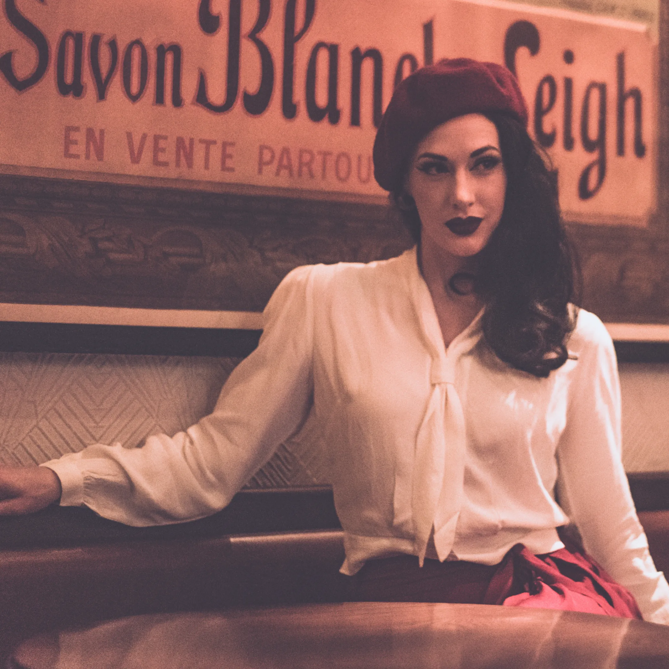 Bonnie Sailor Blouse Long Sleeve in Cream