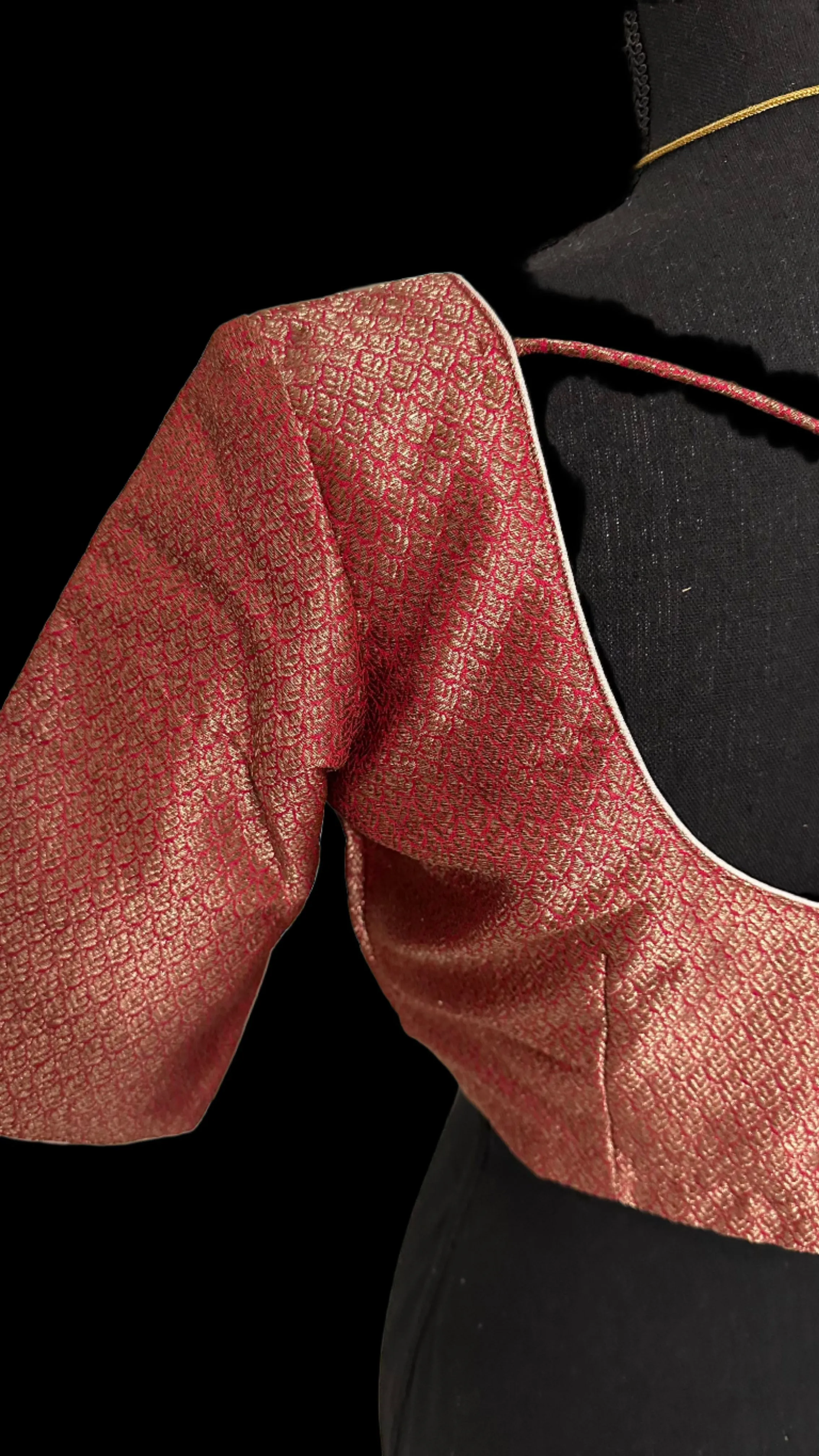 Brocade pure silk red blouse online usa silk blouses ready to wear online shopping bandhani blouse online