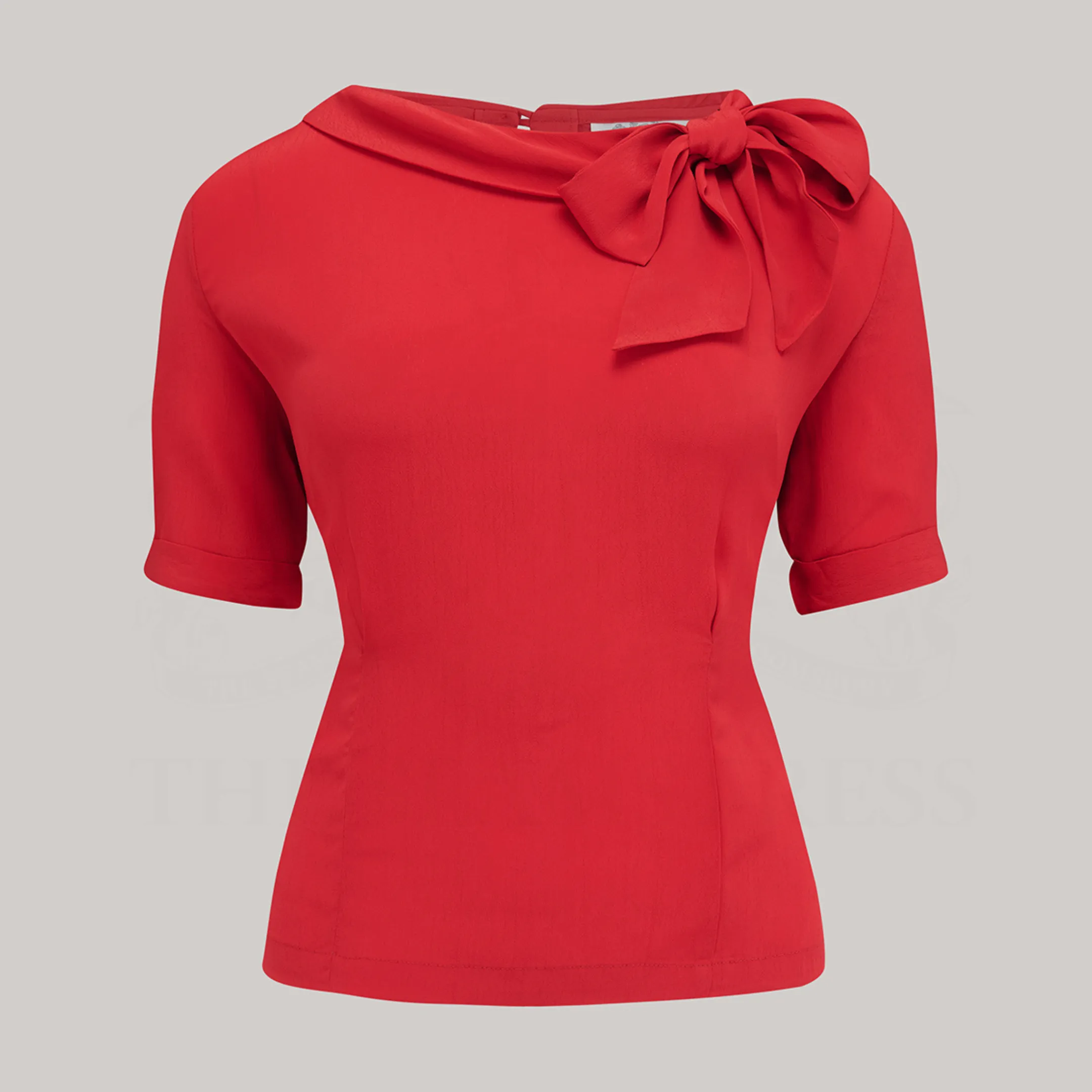 Cindy Blouse in Lipstick Red