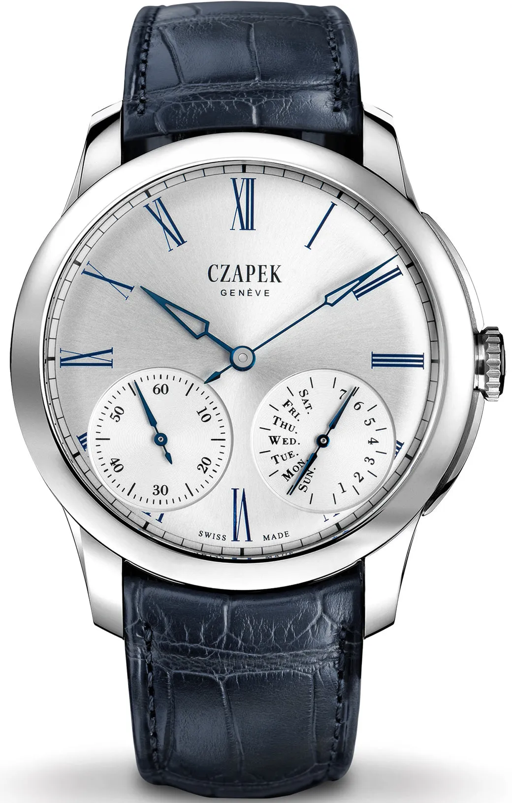 CZP Watch Quai des Bergues Guilloche Ricochet Steel No.25bis Limited Edition