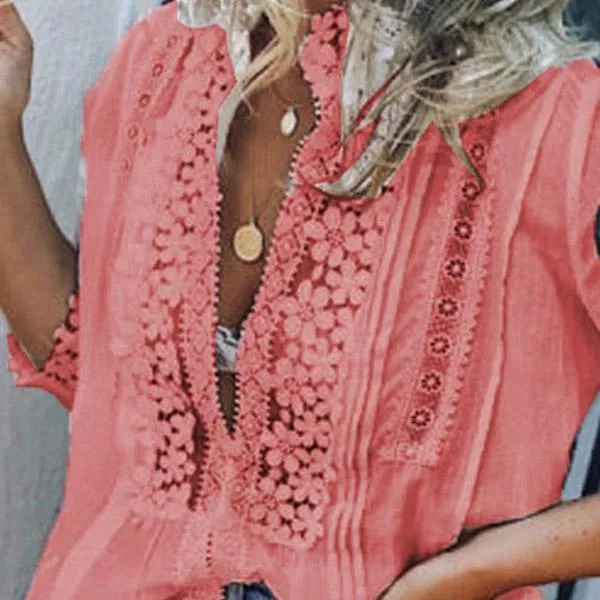 Fashion Single Breasted Blouses