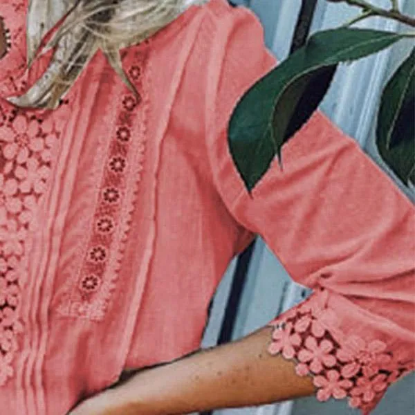 Fashion Single Breasted Blouses