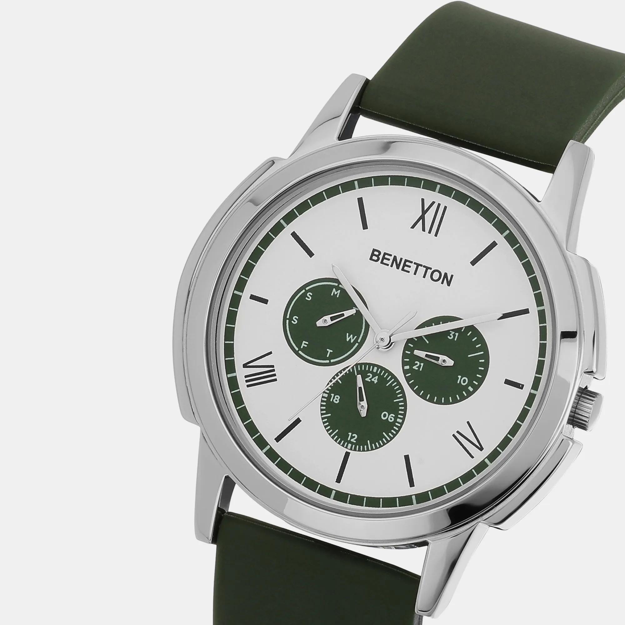 Iconic White Men's Multi-Function Silicon Watch UWUCG0800