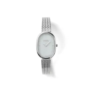 Jane Tethered Watch (Silver   Pearl)