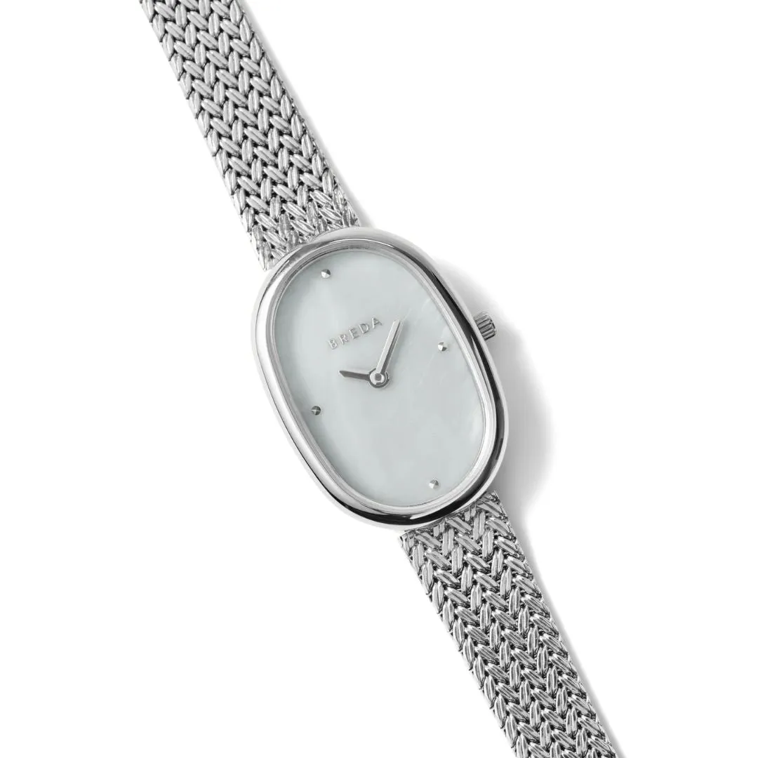 Jane Tethered Watch (Silver   Pearl)