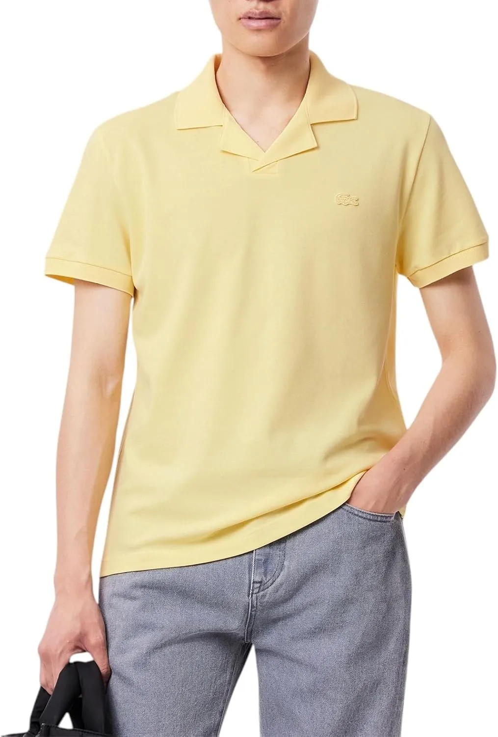 Lacoste Men's Classic Fit Buttonless Polo
