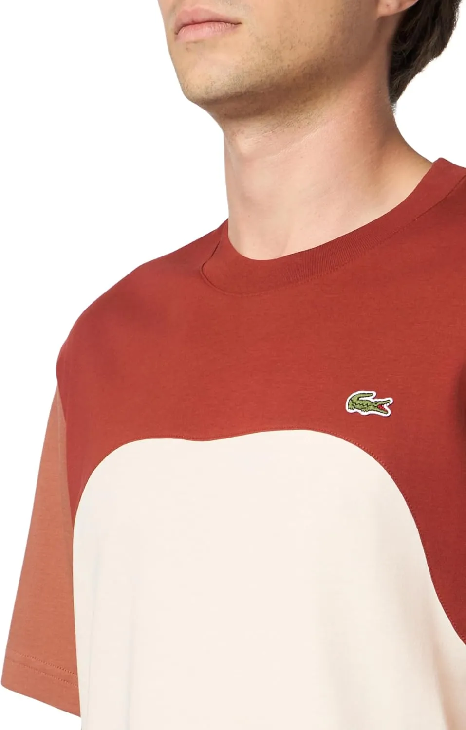 Lacoste Men's Classic Fit Colorblock T-Shirt