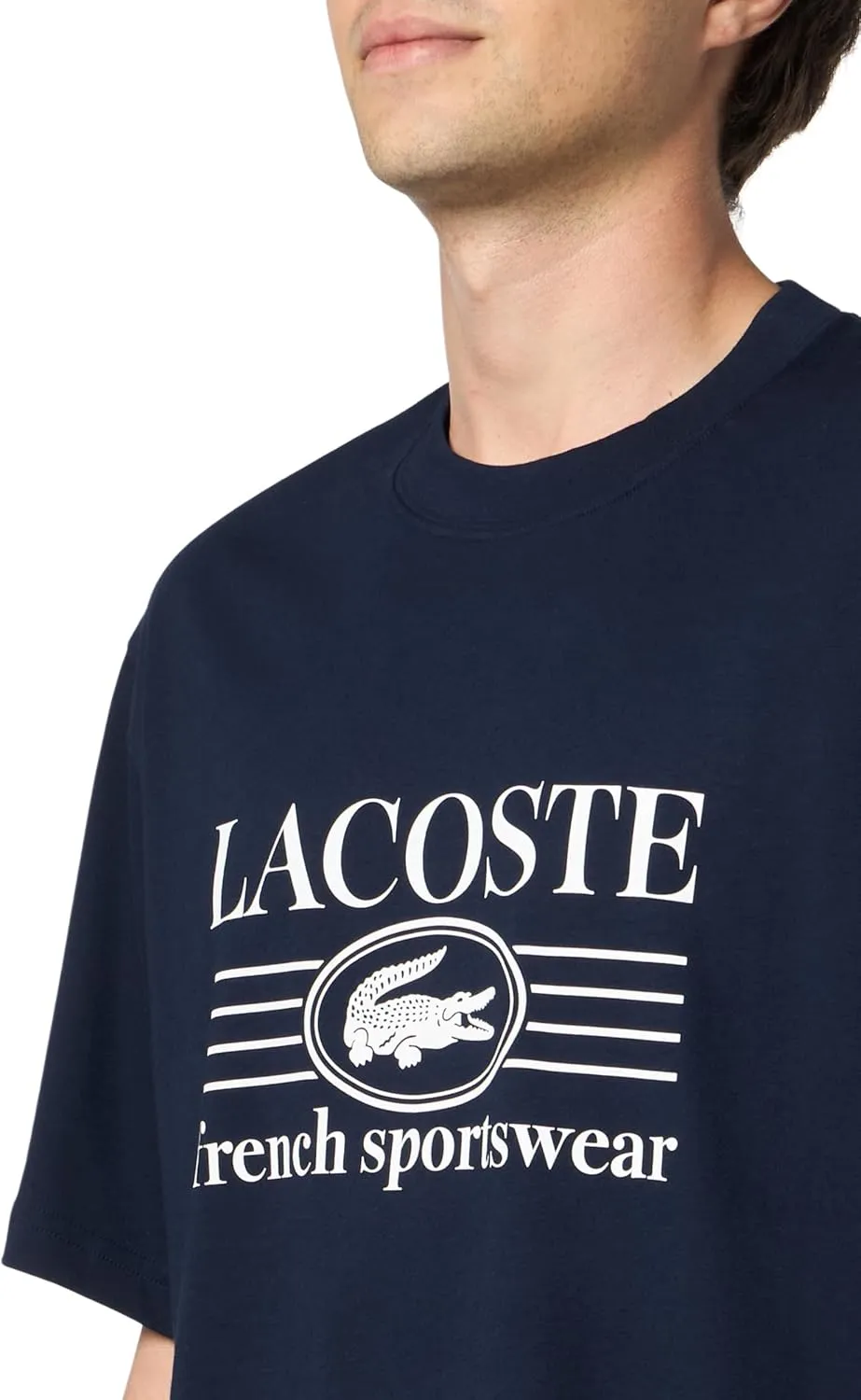 Lacoste Men's Classic Fit French Sportswear Graphic T-Shirt