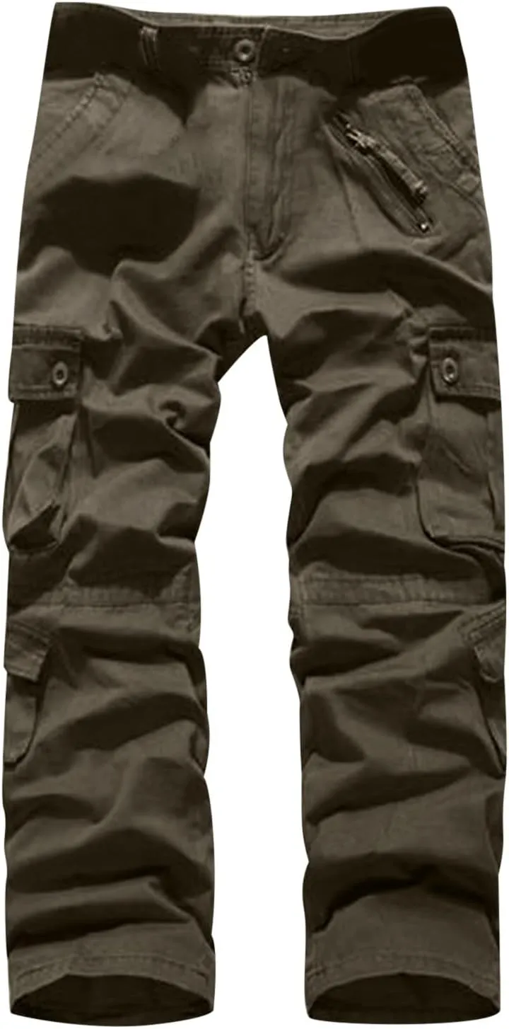 Mens Harem Pants 2024 Fashion Breathable Classic-Fit Cargo Pants Camous Printed Outdoor Sports Workout Jogger Pants