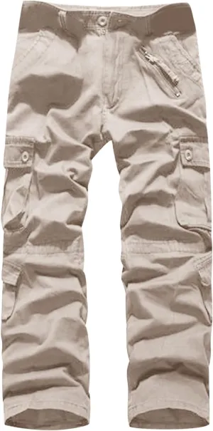 Mens Harem Pants 2024 Fashion Breathable Classic-Fit Cargo Pants Camous Printed Outdoor Sports Workout Jogger Pants