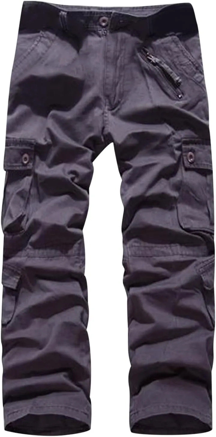Mens Harem Pants 2024 Fashion Breathable Classic-Fit Cargo Pants Camous Printed Outdoor Sports Workout Jogger Pants
