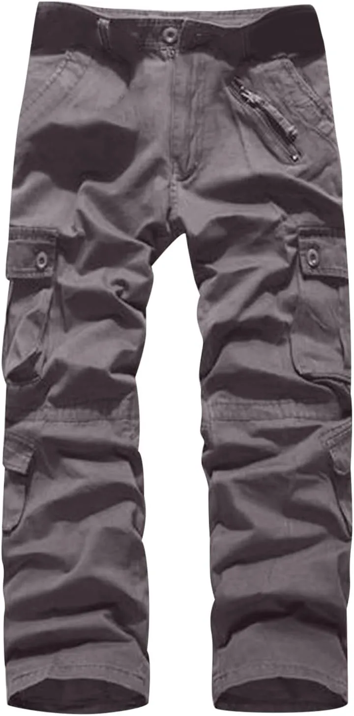 Mens Harem Pants 2024 Fashion Breathable Classic-Fit Cargo Pants Camous Printed Outdoor Sports Workout Jogger Pants