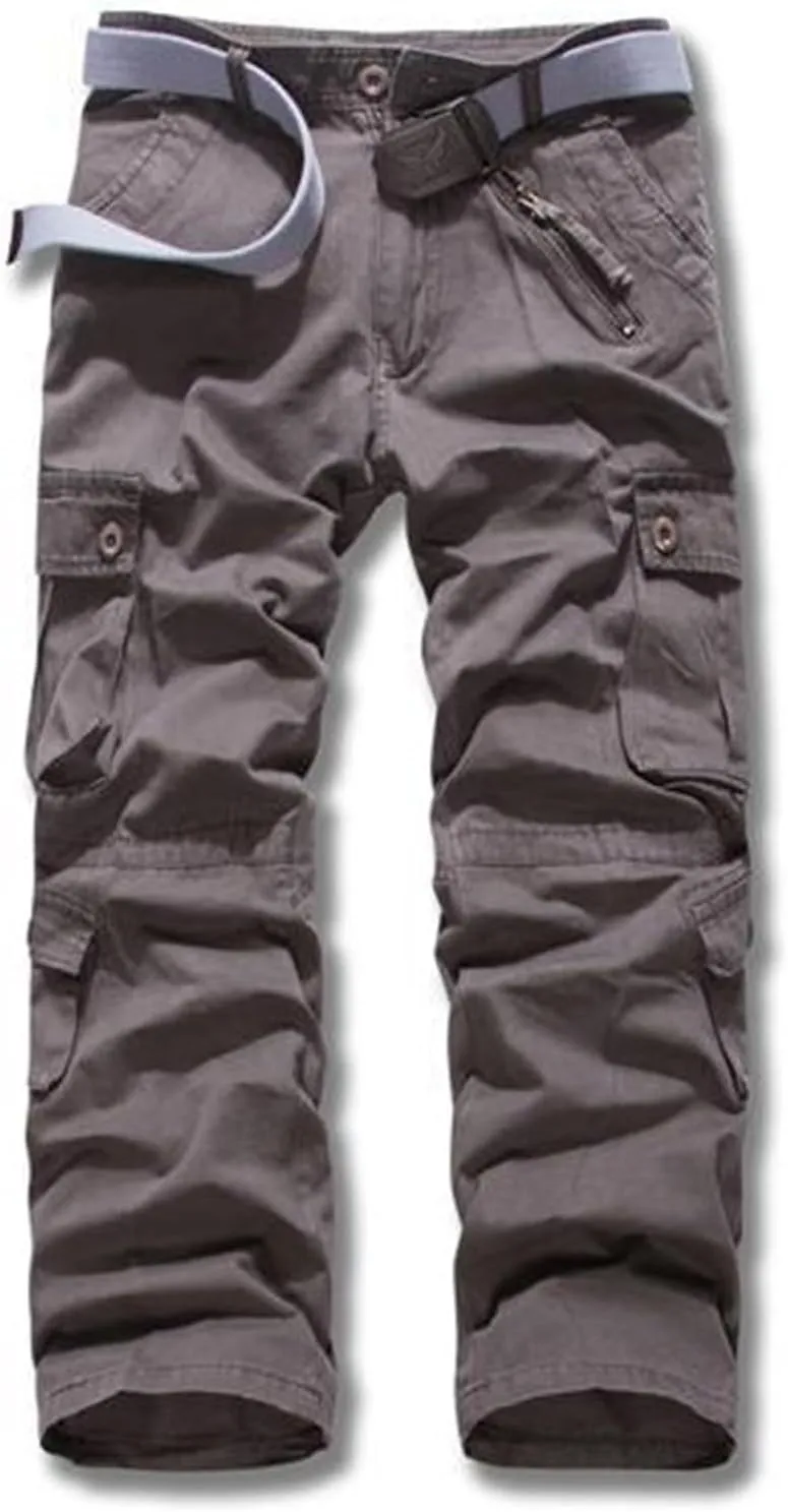 Mens Harem Pants 2024 Fashion Breathable Classic-Fit Cargo Pants Camous Printed Outdoor Sports Workout Jogger Pants