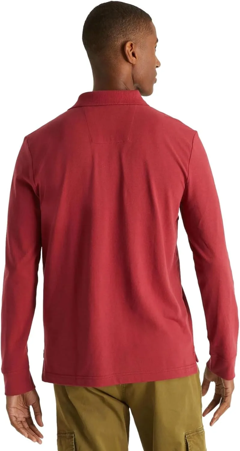 Nautica Men's Classic Fit Long-Sleeve Deck Polo