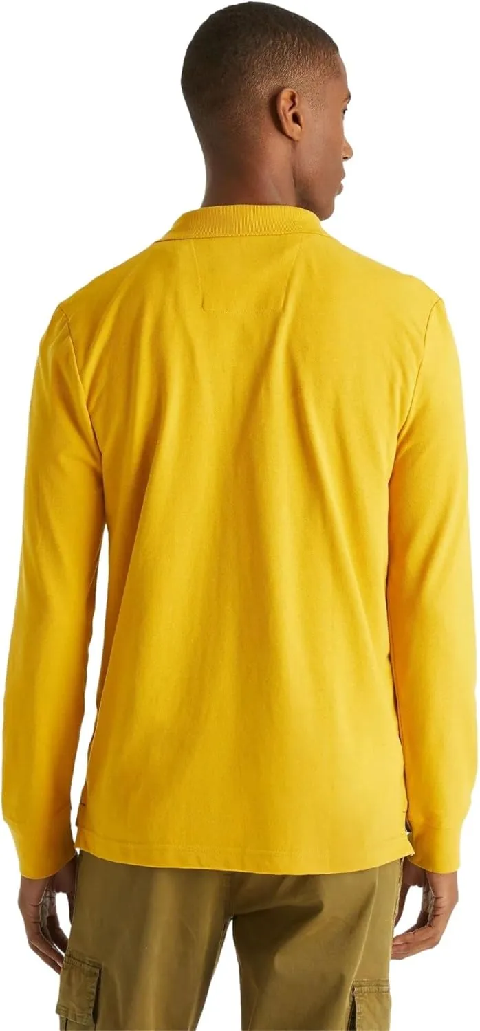 Nautica Men's Classic Fit Long-Sleeve Deck Polo