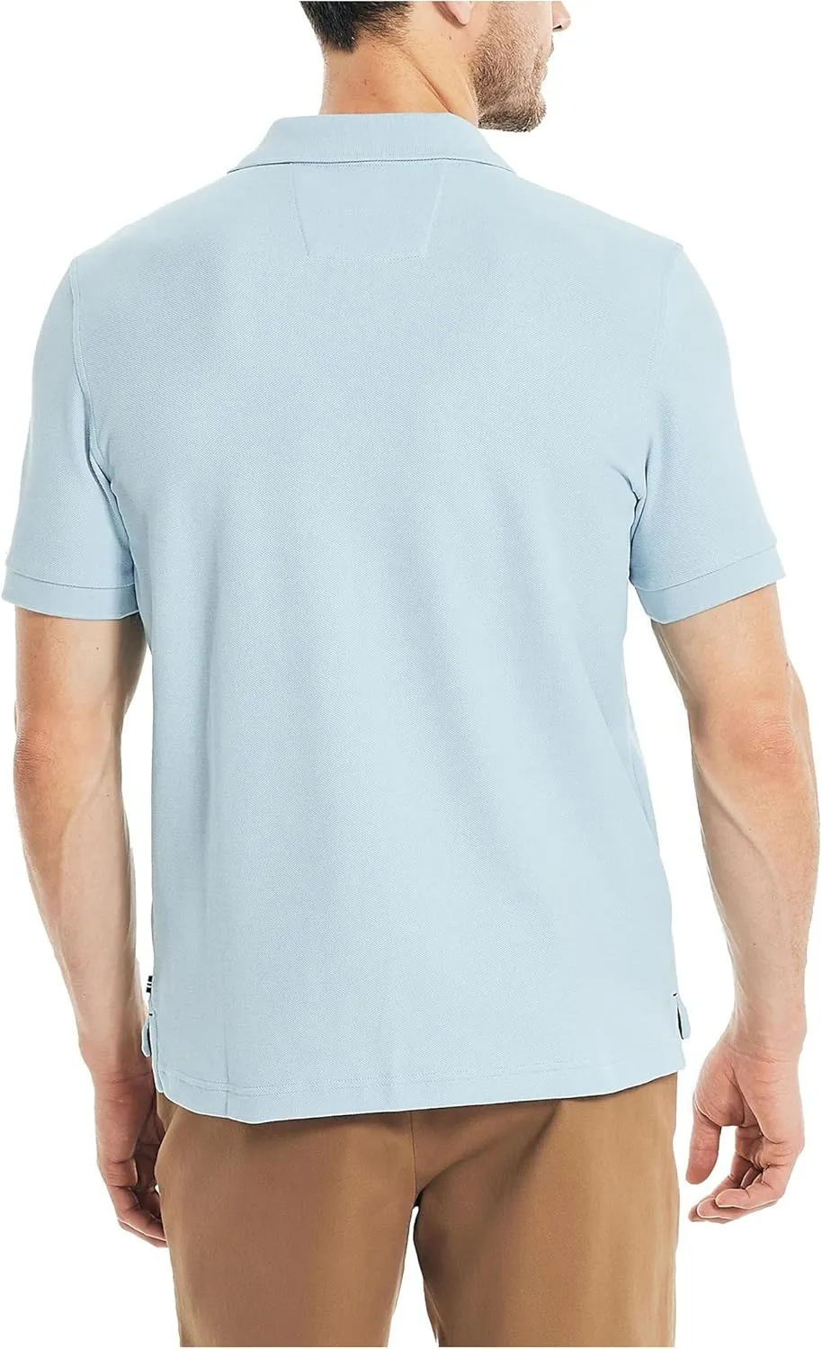 Nautica Men's Sustainably Crafted Classic Fit Performance Deck Polo