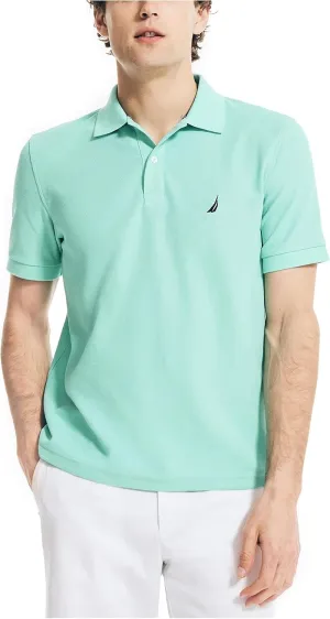 Nautica Men's Sustainably Crafted Classic Fit Performance Deck Polo