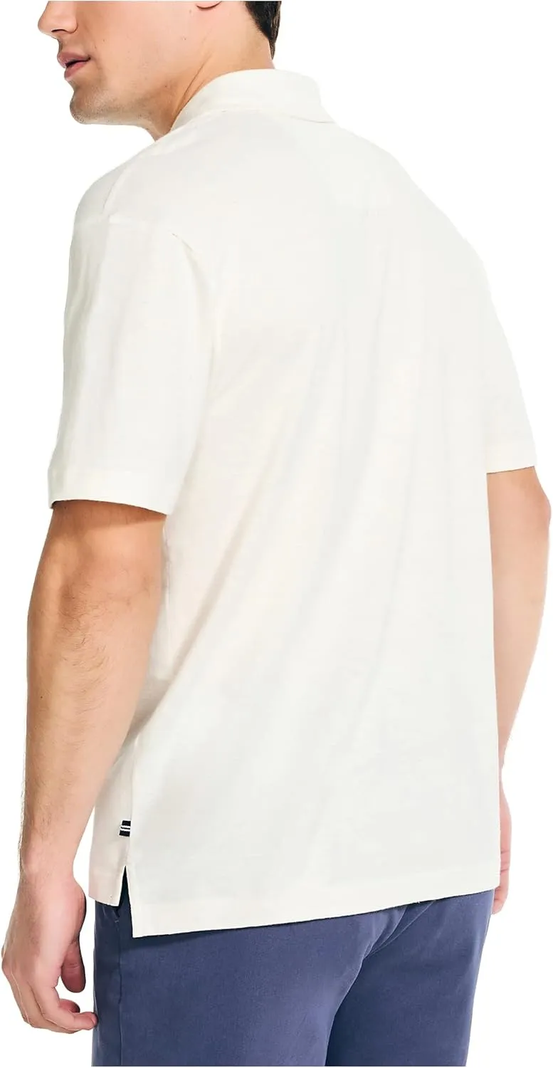 Nautica Men's Sustainably Crafted Classic Fit Polo