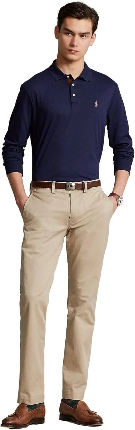 Polo Ralph Lauren Classic Fit Long Sleeve Soft Touch Polo