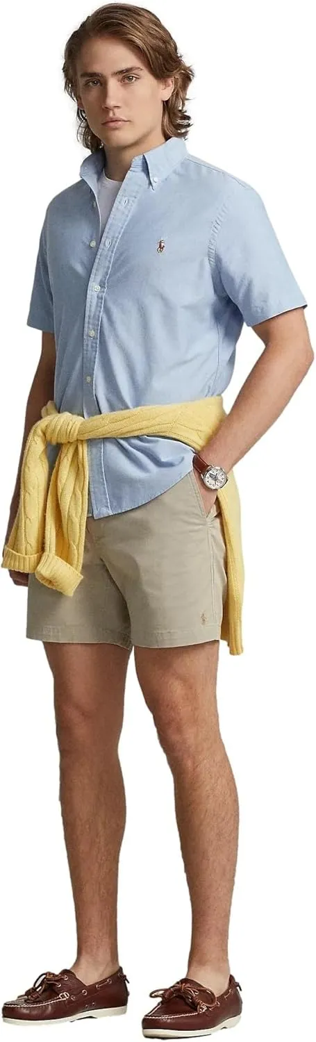 POLO RALPH LAUREN Men's Classic Fit Short Sleeve Oxford Shirt