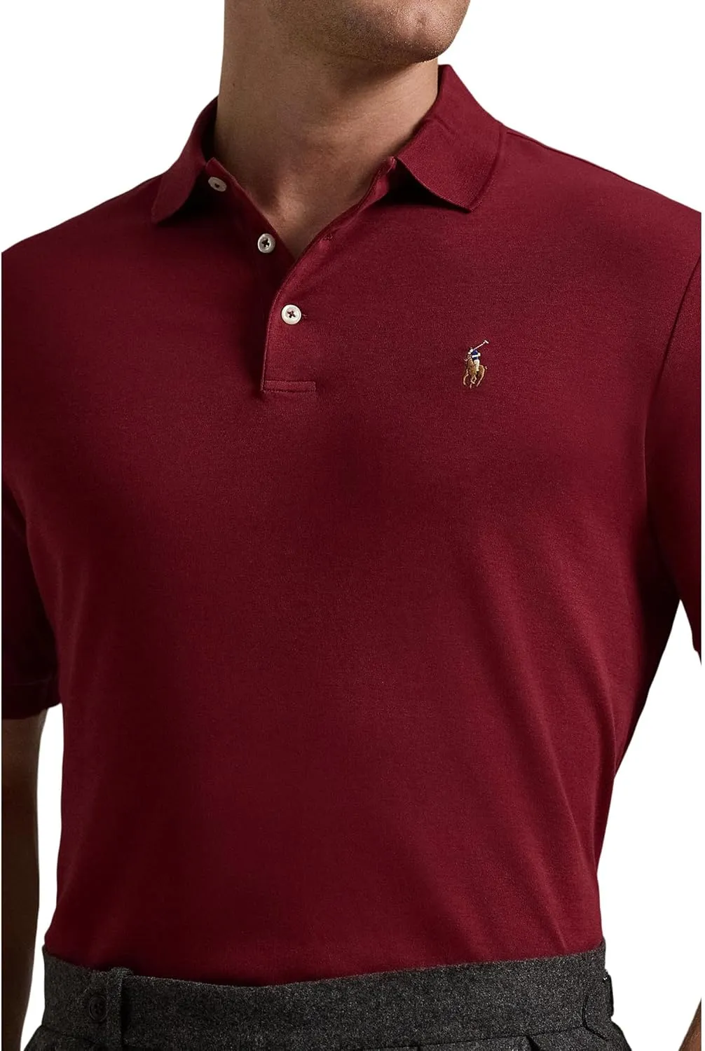 POLO RALPH LAUREN Men's Classic Fit Soft Cotton Polo Shirt
