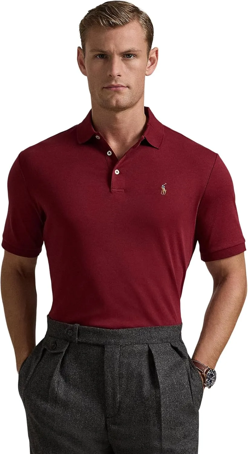 POLO RALPH LAUREN Men's Classic Fit Soft Cotton Polo Shirt