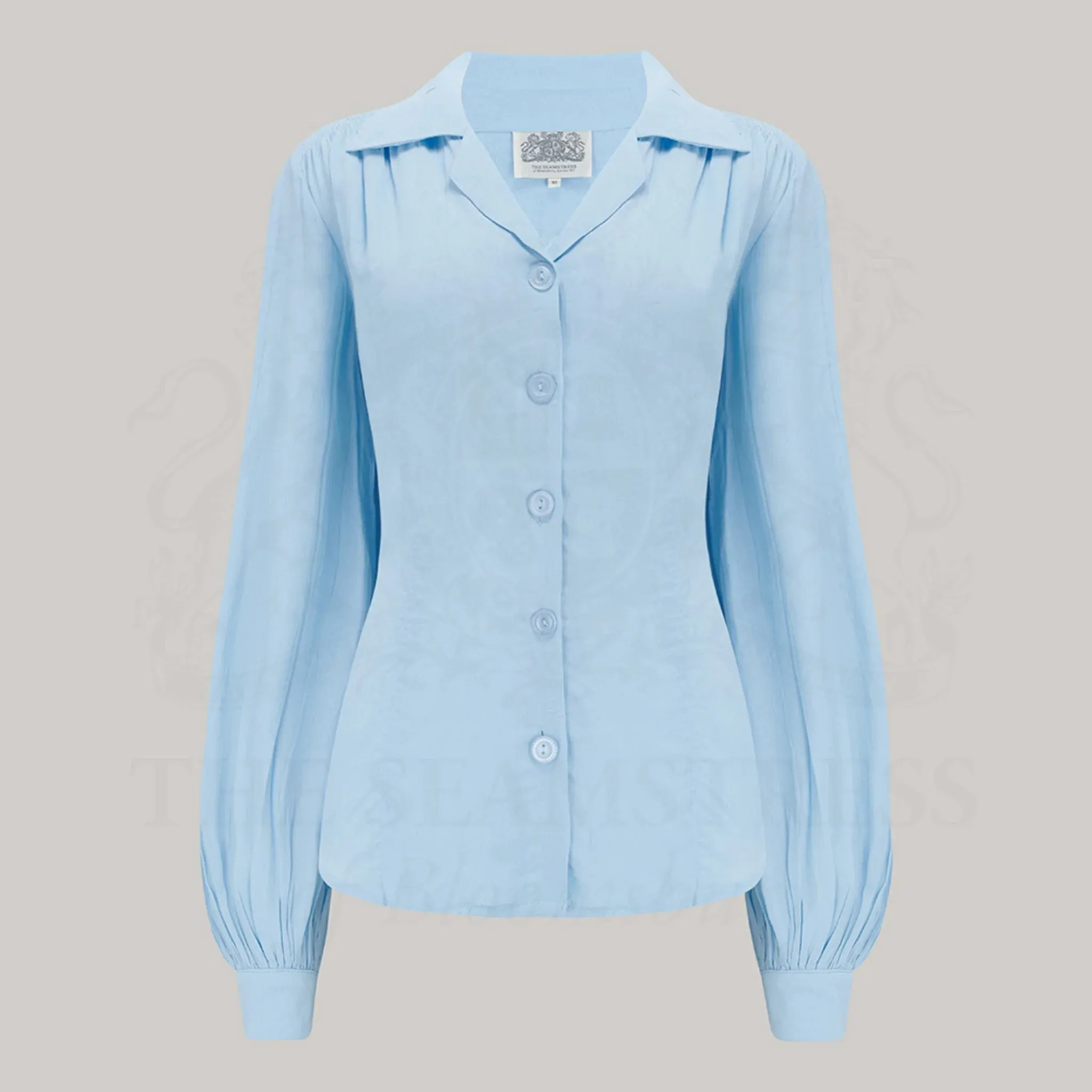 Poppy Blouse in Powder Blue