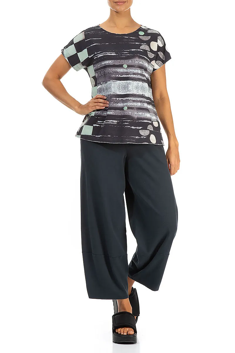 Short Sleeves Moonlight Cotton Top