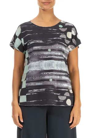 Short Sleeves Moonlight Cotton Top