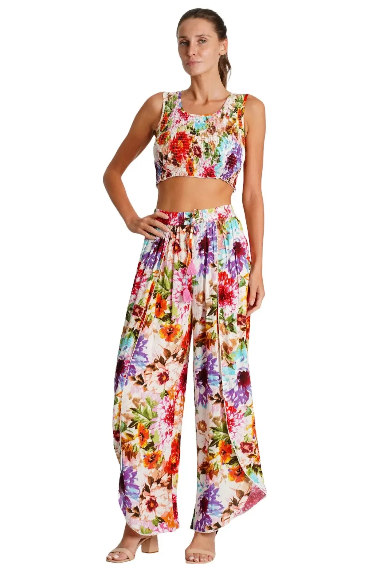 Split Pants 2 Pc Set