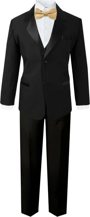 Spring Notion Boys' Classic Fit Tuxedo Set, No Tail