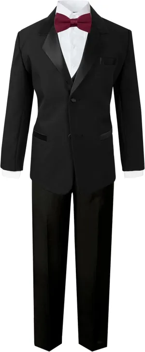Spring Notion Boys' Classic Fit Tuxedo Set, No Tail