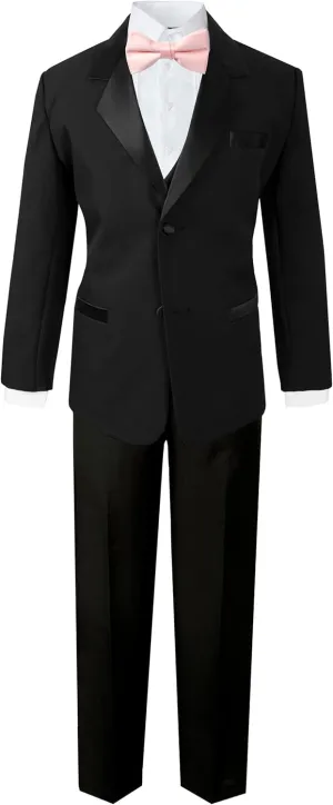 Spring Notion Boys' Classic Fit Tuxedo Set, No Tail