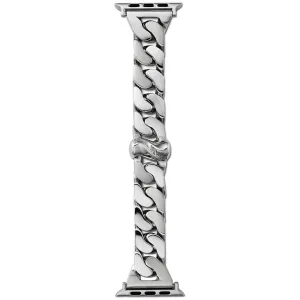 WATCH BAND / RHODIUM