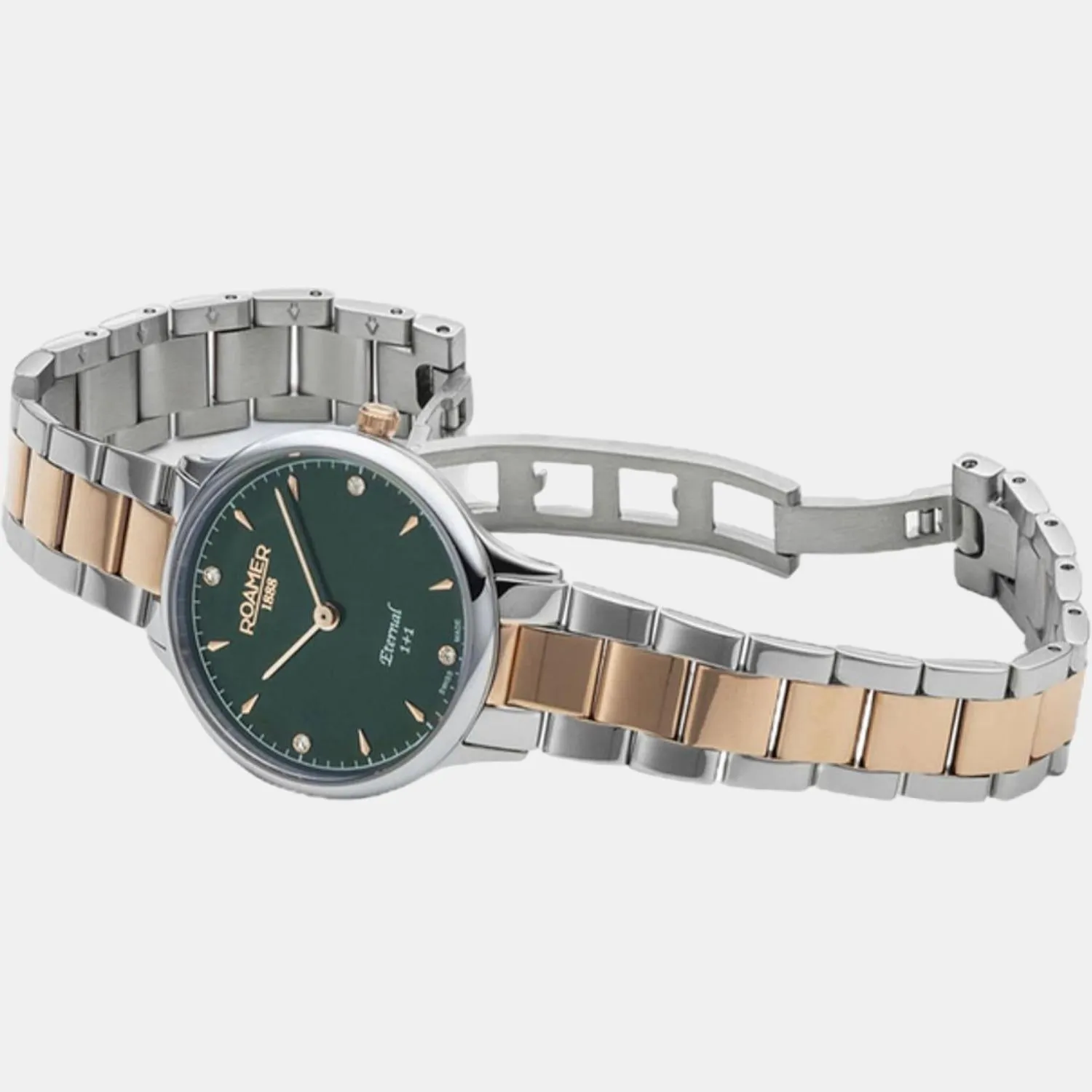 Women Green Analog Stainless Steel Watch 863857 49 75 50