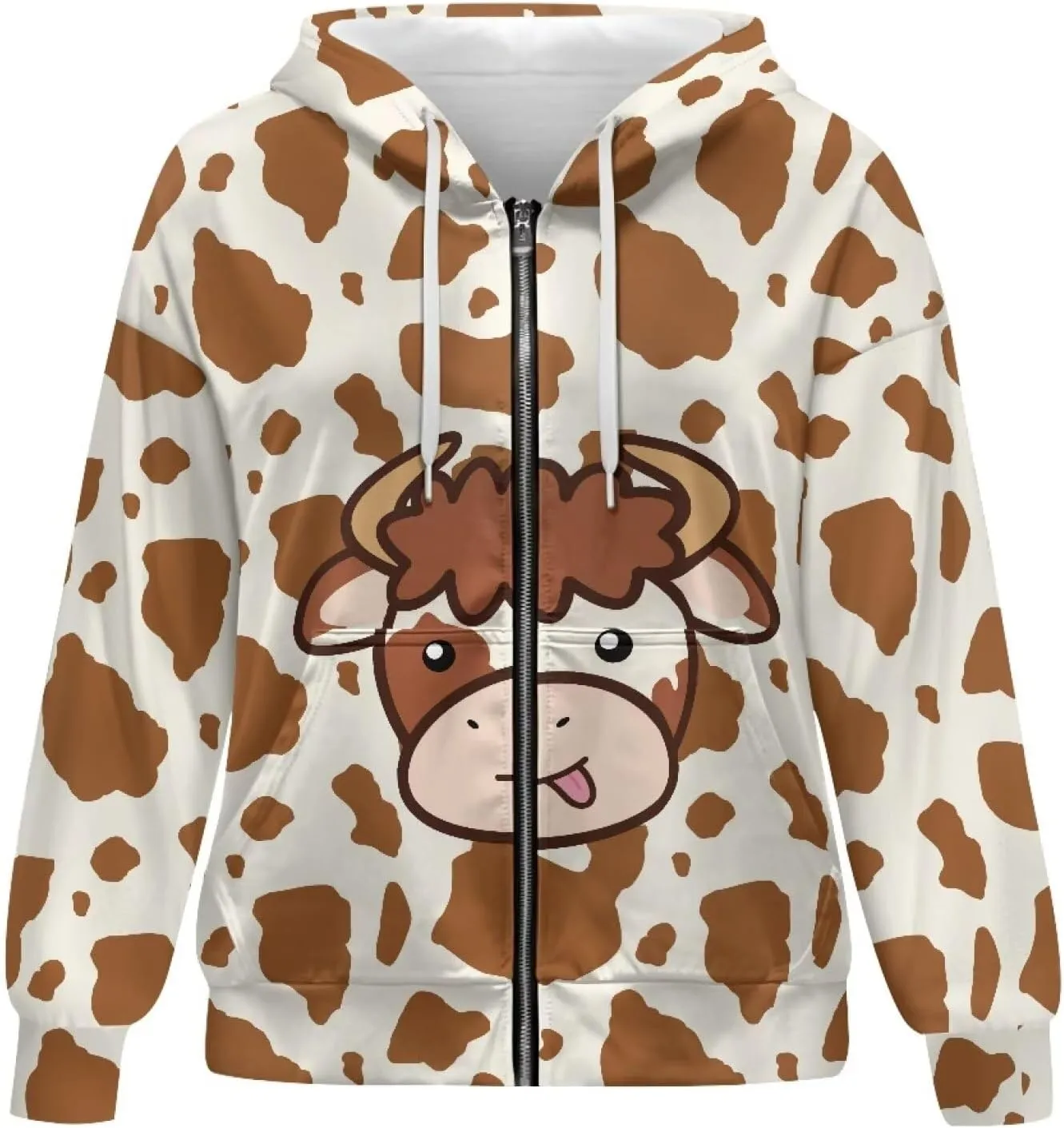 Women's Zip Up Hoodies Casual Long Sleeve Track Jackets With Pockets Fall Outfits Sweaters Fashion Jackets